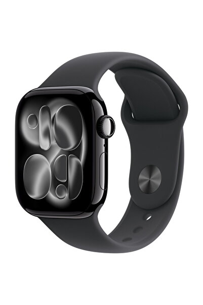 Apple Carcasă din aluminiu negru intens de 42 mm pentru ceasuri seria 11 GPS+...