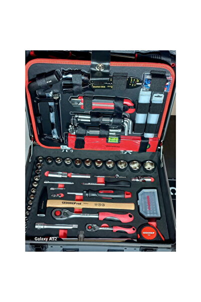 Gedore red Tool Set ALLROUND Aluminium Case 138-pieces