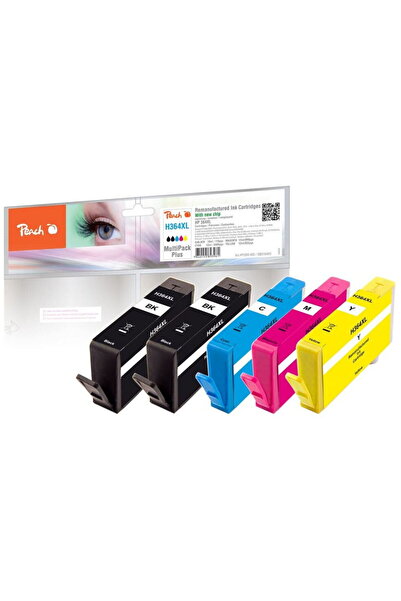 Peach Συμβατό δοχείο αντικατάστασης για HP Nr.364 XL MultiPackPlus REM,KOM