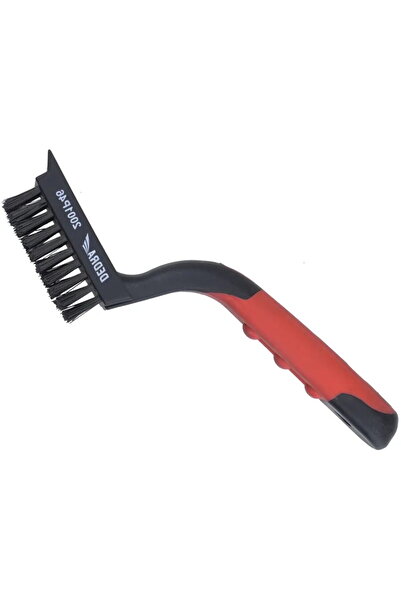Generic Wire Brush with 5 Rows, Nylon, 180 mm, Two-Material Handle