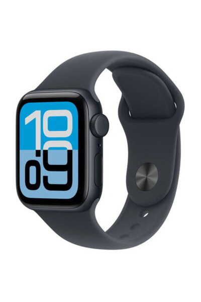 Apple Carcasă din aluminiu Midnight de 40 mm pentru ceas SE 3 GPS+Cellular, c...