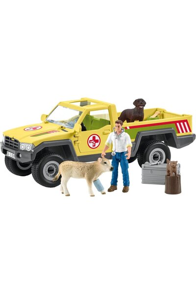 SCHLEICH Farm World 42503 Посещение на ветеринарен лекар във фермата