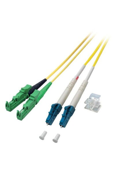 EFB Jumper duplex LC-E2000 9/125, OS2, LSZH, galben, 3mm