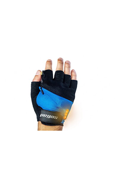 Pegas GLOVES WITH LED SIGNAL, XXXL, BLUE