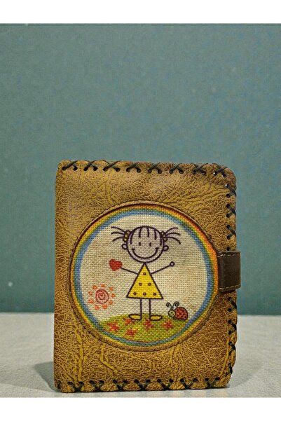Şaşıkedi Otantik El İşçiliği Tasarım Para Cüzdanı Hediye Cin Ayşe