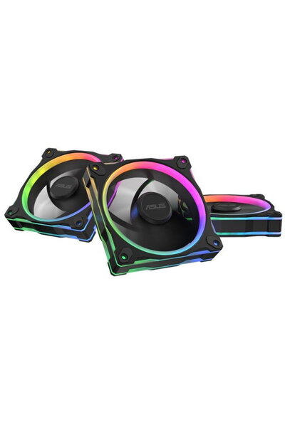 ASUS Prime MR120 ARGB Reverse Negru 3 în 1 12 cm