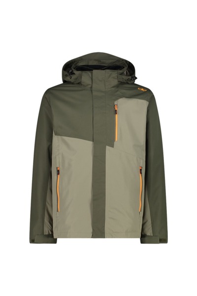 CMP Men's 3in1 waterproof jacket 31Z1587D-Kaki-48