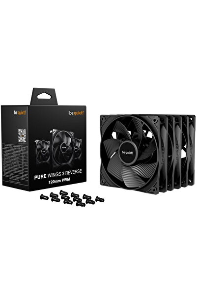 Be Quiet! Wings 3, set of 3 pieces, 120mm, 1500rpm, 28.5dBA