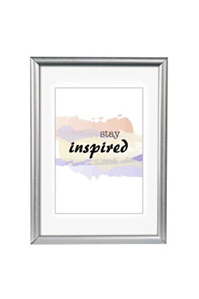 Hama Ramă din plastic „Madrid”, argintie, 10 x 15 cm