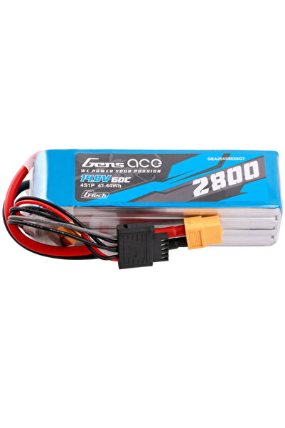 GENS ACE G-Tech Soaring 2800mAh 14.8V 60C 4S1P LiPo XT60