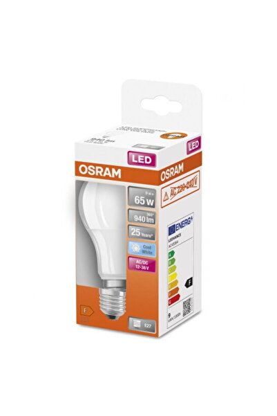 Osram LED Classic A60, E27, 12-36V AC/DC, 9W (65W), 940 lm, lumină neutră (40...