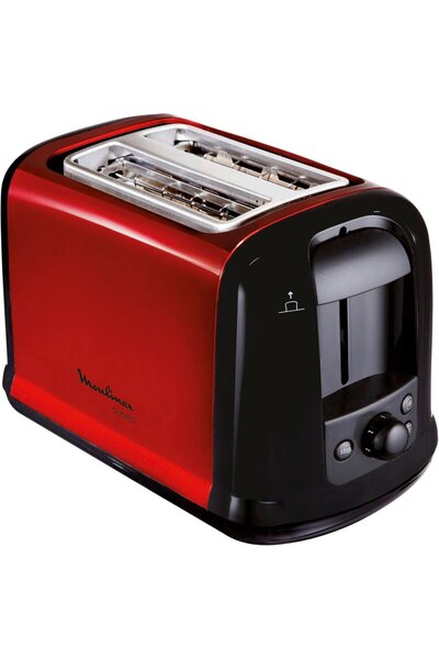Moulinex Toaster LT 261 D, 850 W, 2 slices, red/black