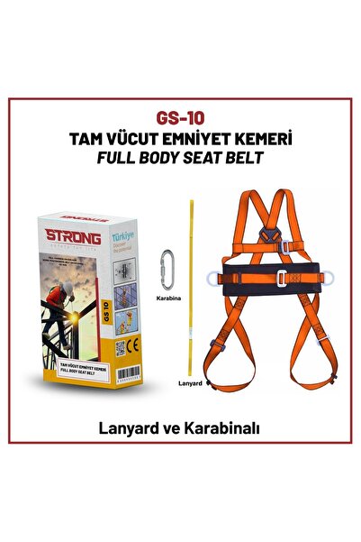 Strong GS-10 PARAŞÜT TİPİ EMNİYET KEMERİ
