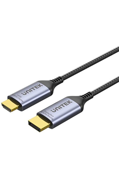 Unitek DISPLAYPORT 1.4 TO HDMI 2.1 Cable, 8K, 1.8M