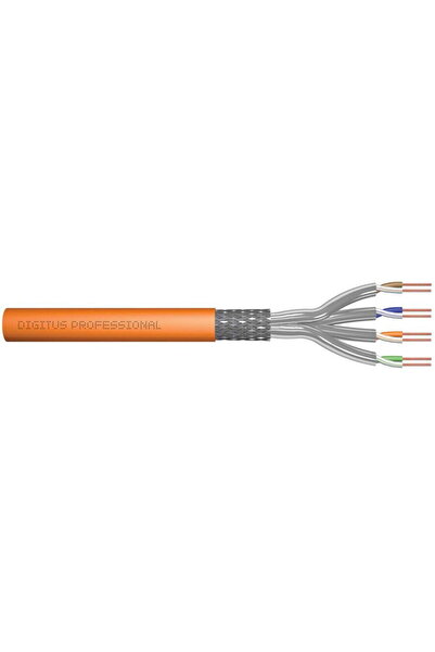 Assmann Cablu dublu Cat7 S/FTP 100m portocaliu AWG23/1
