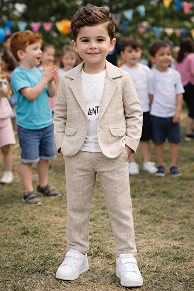 Yalçınoğlu Kids Set elegant din 3 piese pentru băieți, 3-6 ani – Combinație p...