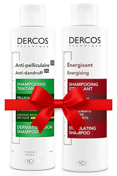 Vichy Dercos Complete Hair Care Set (Anti-dandruff + Hair Revitalization and ...