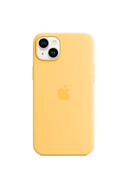 Apple Carcasă de protecție din silicon pentru iPhone 14 Plus, MagSafe (portoc...