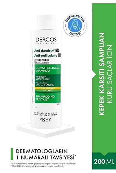 Vichy Dercos Anti-Dandruff Hair Care - 200ml