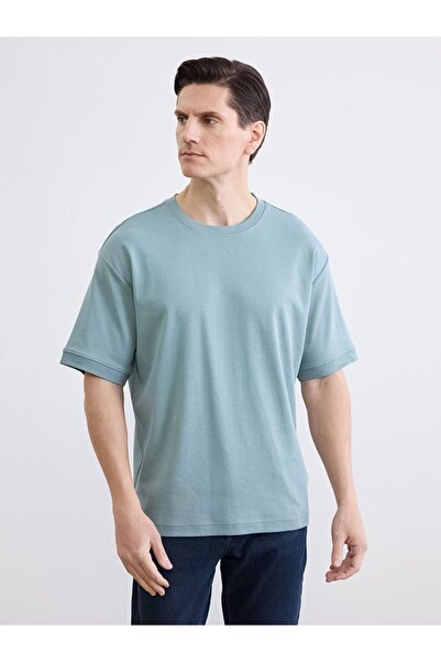 LC Waikiki Crew Neck Short Sleeve Men's Pajamas Top