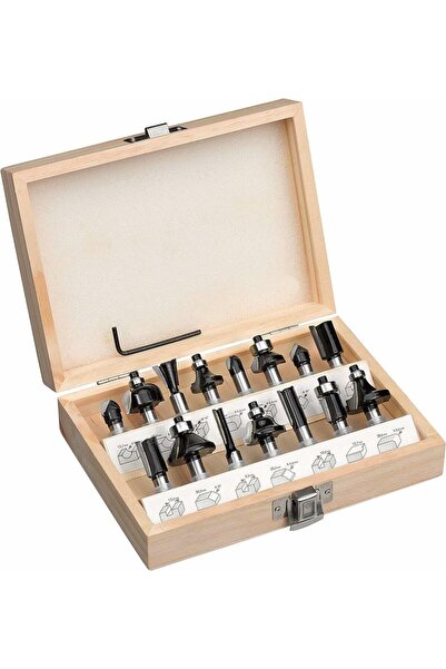 Einhell 15 PARÇA AHŞAP FREZE SET 49757291