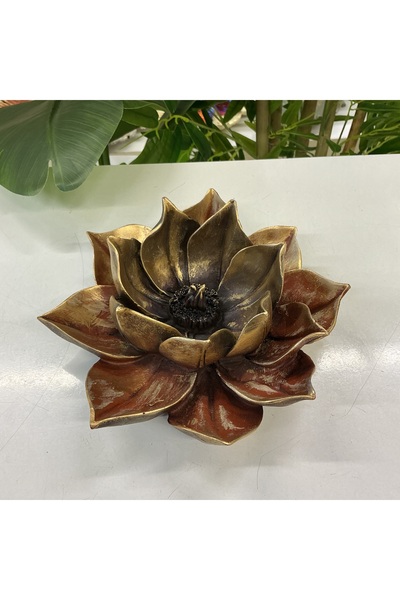 goldhomedesign Dekoratif Lotus Orta