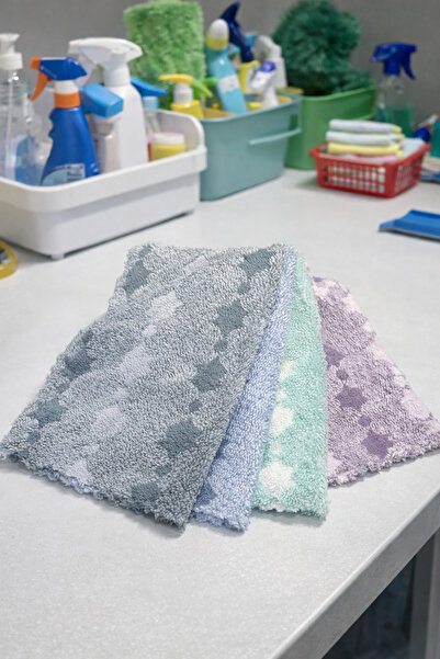 MİMOZA PARK 4 супер абсорбиращи полярни микрофибърни кърпи 30x30 cm