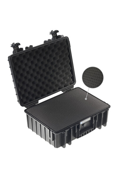 bw Carcase de exterior tip 5000 / Negre (spumă pre-tăiată)