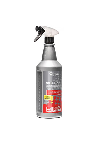 Clinex W3 Forte, 1 liter, with sprayer, strong solution for cleaning toilets ...