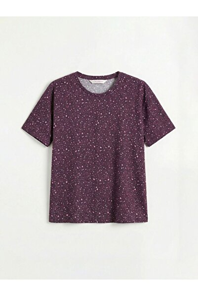 LC Waikiki Crew Neck Patterned Women's Pajama Top