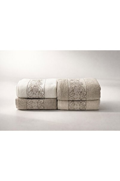 Pupilla Collection Zakkum 100% Cotton 50*90 4-Piece Face Towel - Asorti