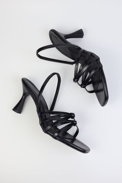 VARENZA WOMAN SHOES Knot Detailed Thin Heeled Sandals