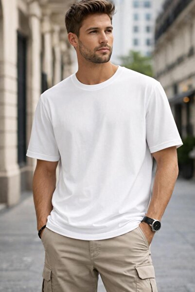 ALnama Men's plain t-shirt in various colors