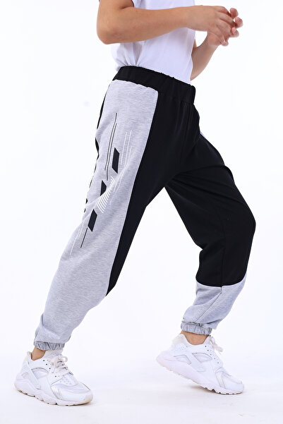 Toontoy Boy's Printed Basic Jogger Sweatpants with Elastic Waistband and Pock...