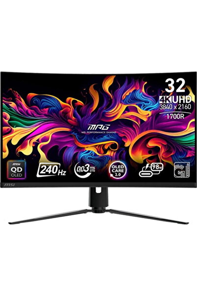 MSI MPG 321CURXDE QD-OLED - 31.5 - negru, UltraHD/4K
