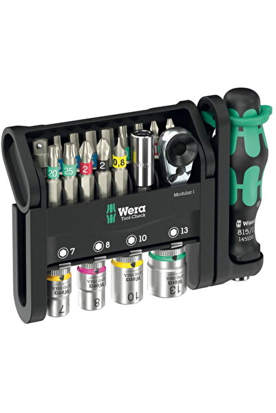 wera Tool-Check Modular 1 Screwdriver Set with Bits and Sockets