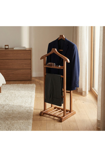 HESTİA Gundays Home İki Tepeli Dilsiz Uşak Naturel Masif Gürgen Ağacı El Yapı...