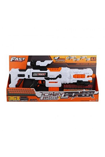 Fast Pioneer Electric toy gun with foam bullets, 36 projectiles,