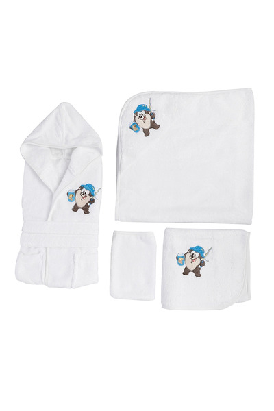 Özdilek Tazmania Lisans Nakışlı Bambu Yenidoğan Bebek Seti