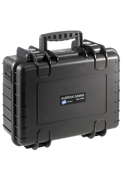B&W Transport Bag Type 4000 black with pre-cut foam insert