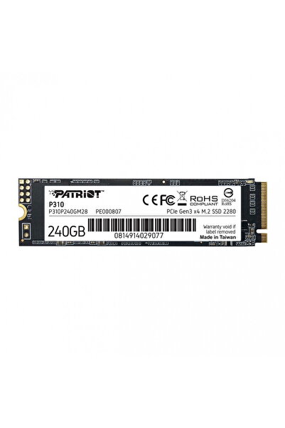Patriot P310 240GB PCI Express 3.0 x4 M.2 2280