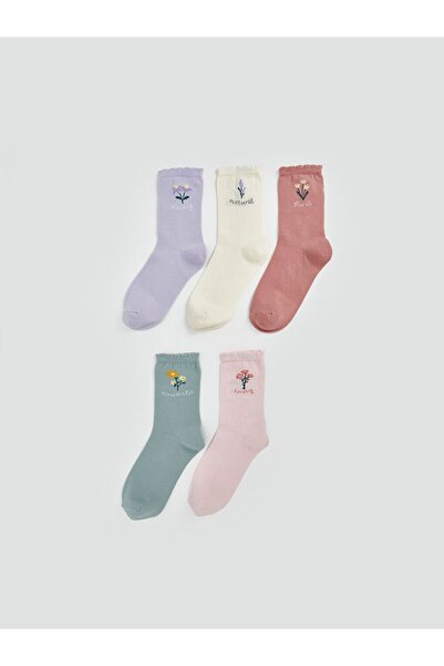 LC Waikiki Floral Women's Socks 5 Pack