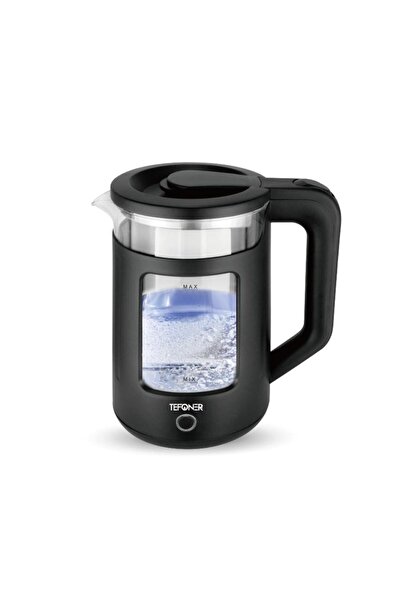 Generic Teoner Electric Glass Kettle – 2.0 Liter Capacity, 1500w