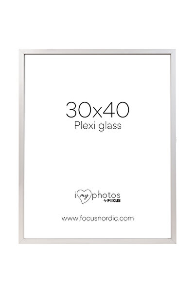 Focus Soul White Photo Frame 30x40 plexi