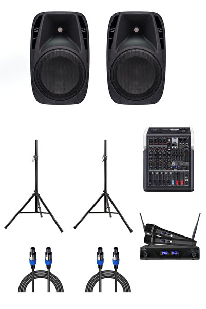 DRİTON DRT-008 8 INC 8 PARÇA PASİF HOPARLÖR SET DAVET EVİ - KINA - DÜĞÜN SALO...