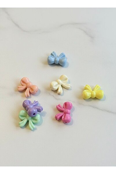 BEİLYS COSMETİCS & ACCESSORY 30 Pieces of Colorful Acrylic Perforated Ribbon ...