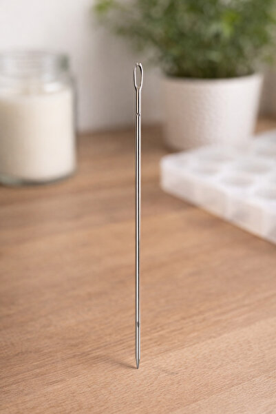 Hobicini Silikon Mum Kalıbı Fitil Takma Aparatı