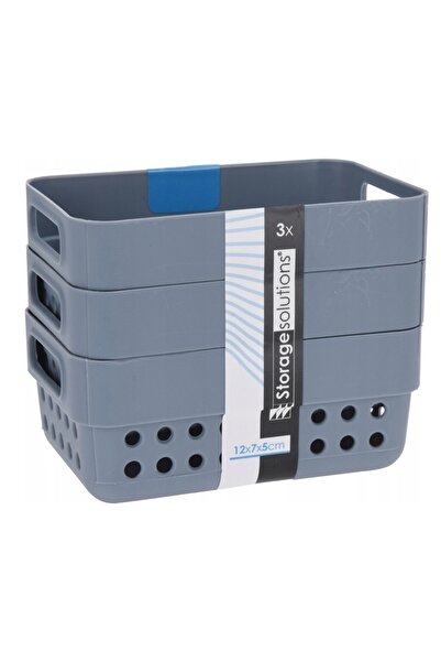 Other Plastic storage basket set of 3 350 ml