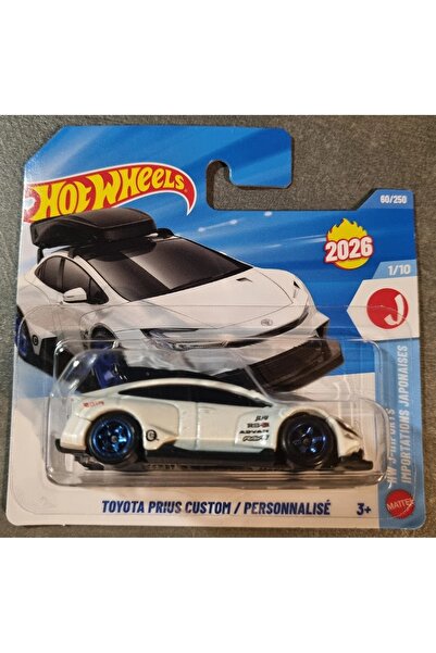 HOT WHEELS Toyota Prius Custom 2026 60/250 1/10 HW J-Imports Mavi Jantlı Drif...
