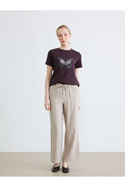 LC Waikiki Women's Trousers with Elastic Waist